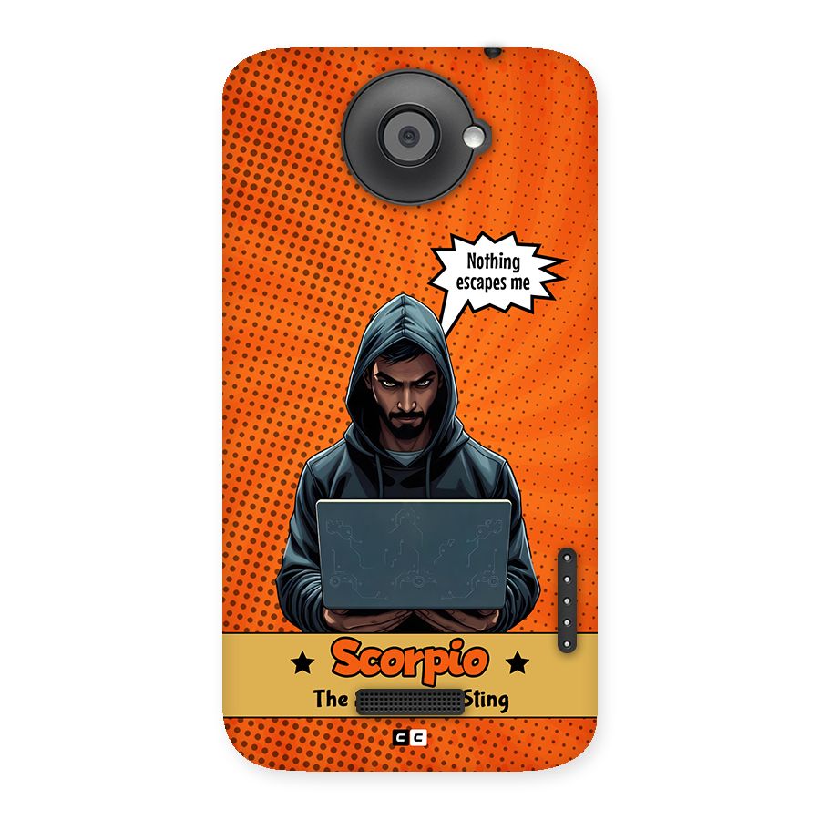 Scorpio Warning Back Case for One X