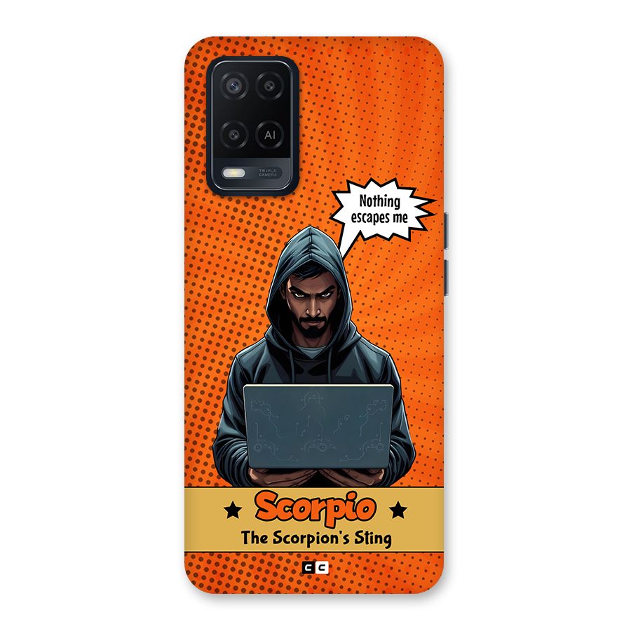 Scorpio Warning Back Case for Oppo A54
