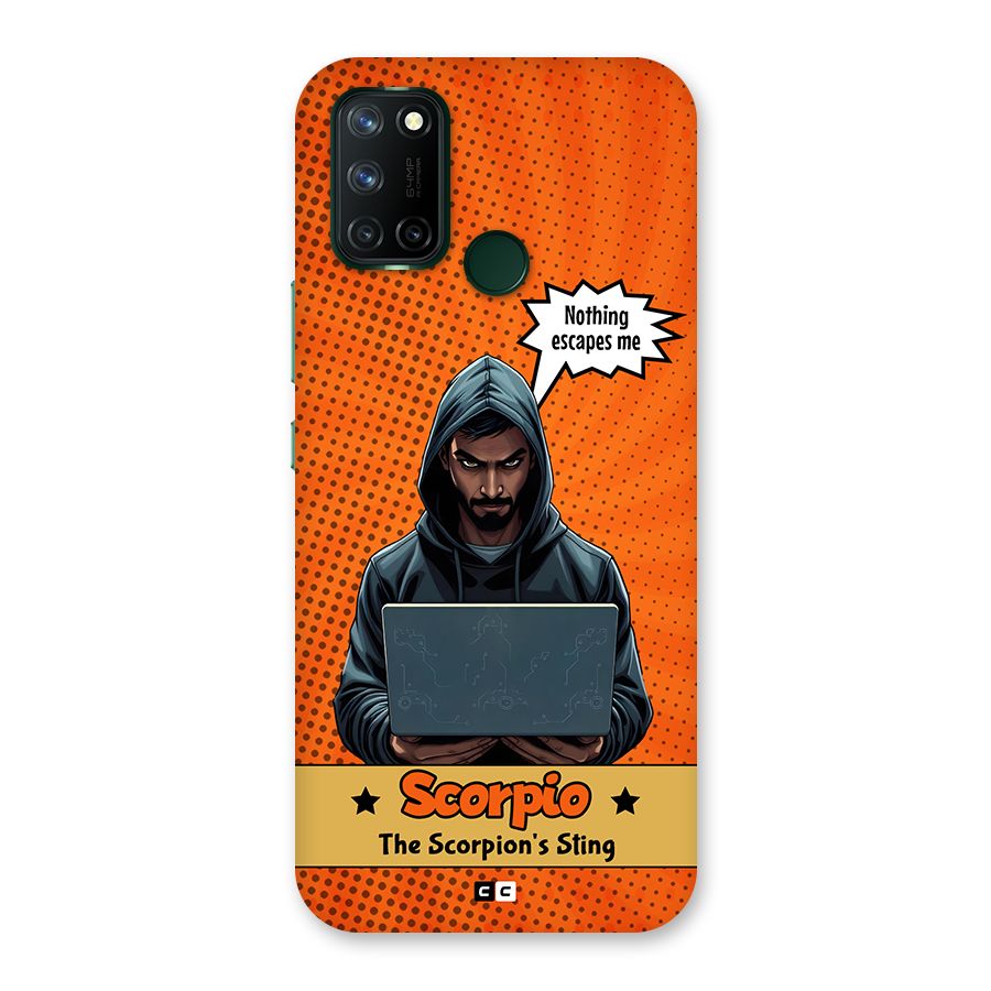 Scorpio Warning Back Case for Realme 7i