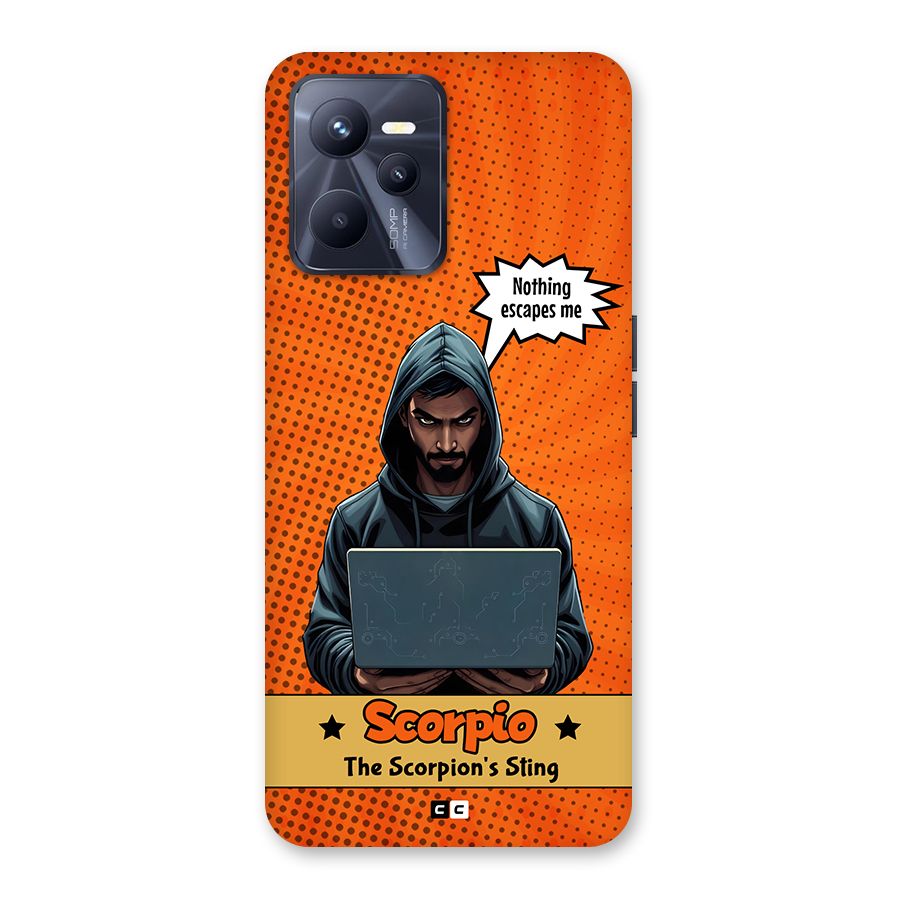 Scorpio Warning Back Case for Realme C35