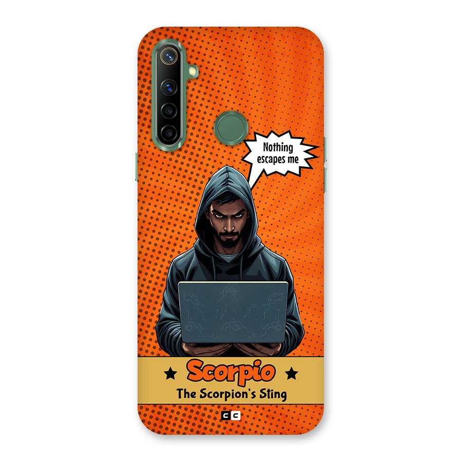 Scorpio Warning Back Case for Realme Narzo 10