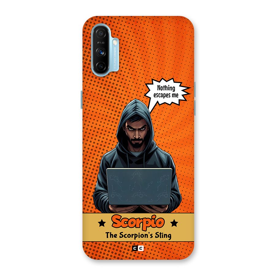 Scorpio Warning Back Case for Realme Narzo 20A