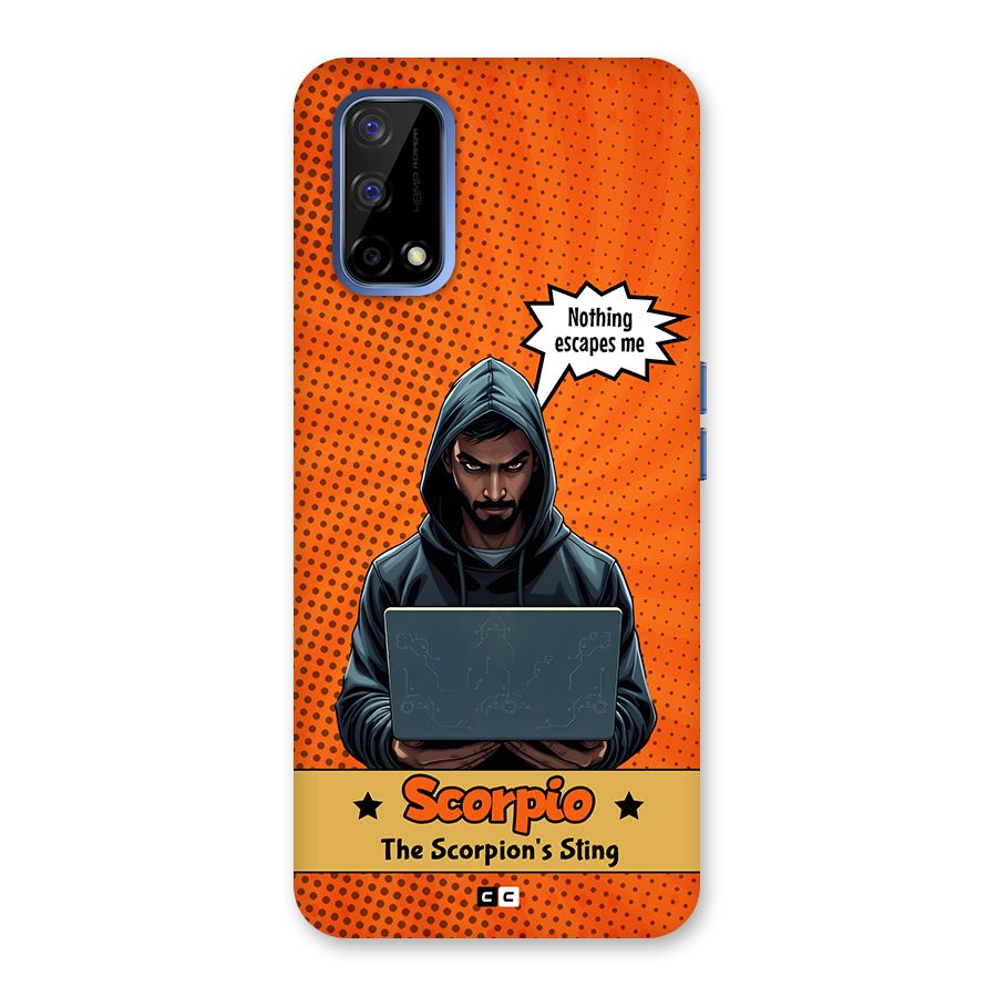 Scorpio Warning Back Case for Realme Narzo 30 Pro