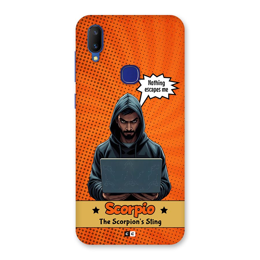 Scorpio Warning Back Case for Vivo V11