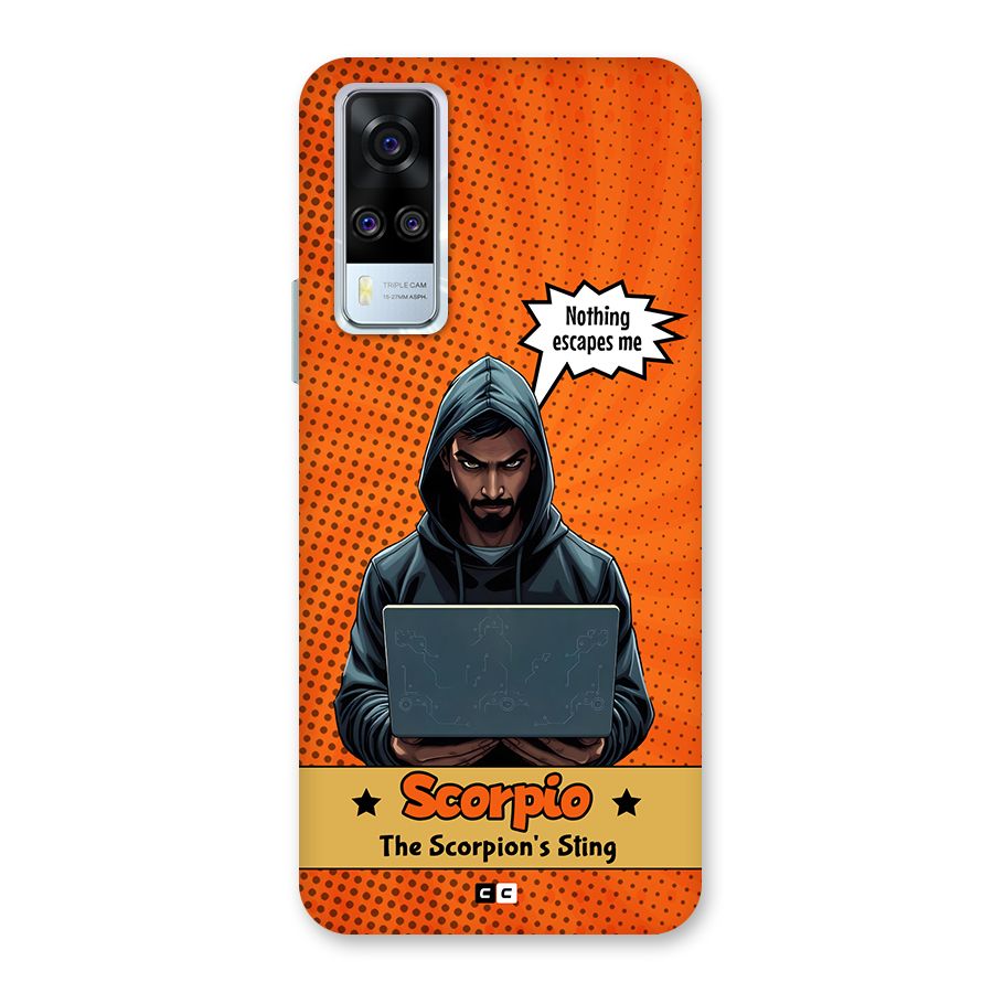 Scorpio Warning Back Case for Vivo Y51