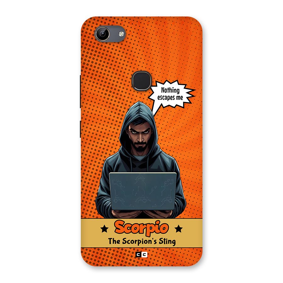 Scorpio Warning Back Case for Vivo Y81