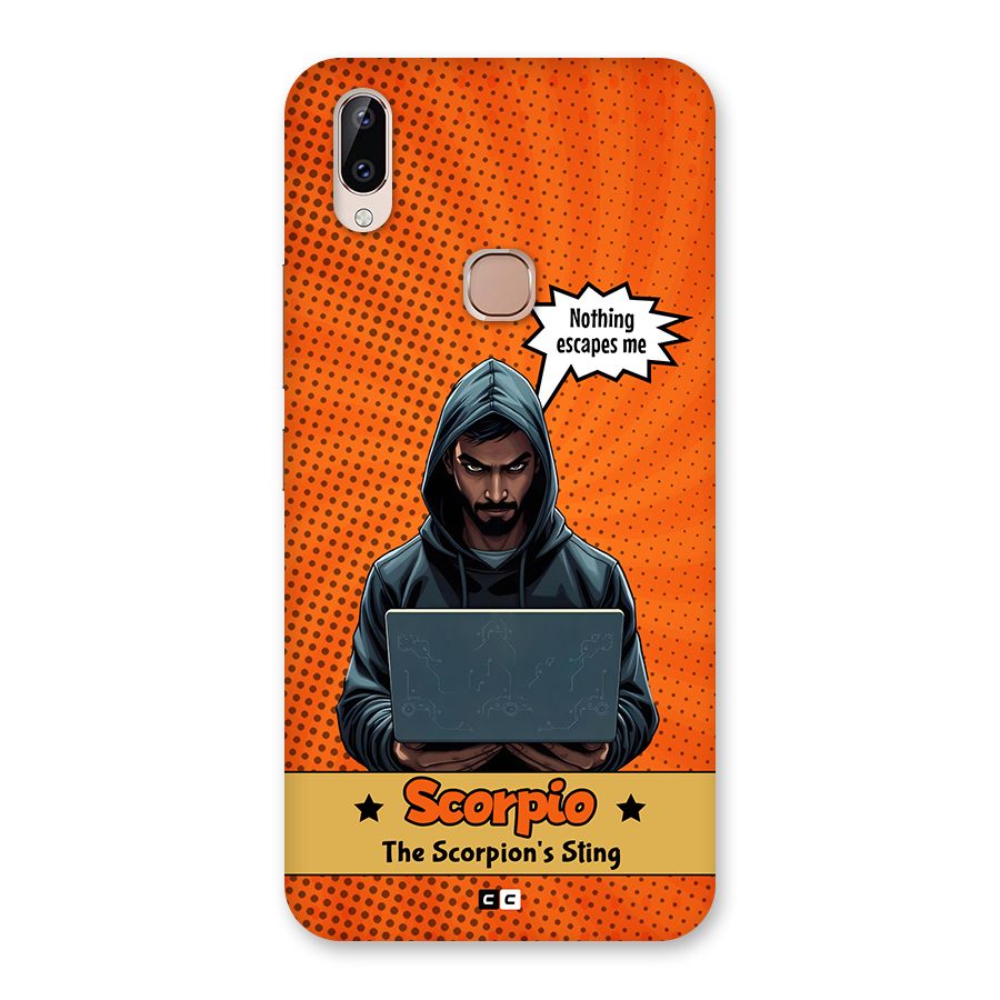 Scorpio Warning Back Case for Vivo Y83 Pro