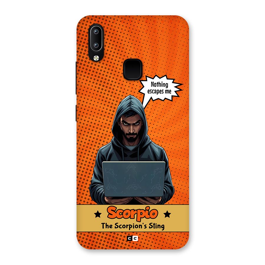 Scorpio Warning Back Case for Vivo Y93
