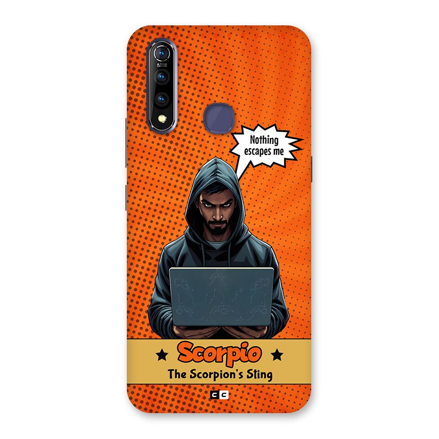 Scorpio Warning Back Case for Vivo Z1 Pro