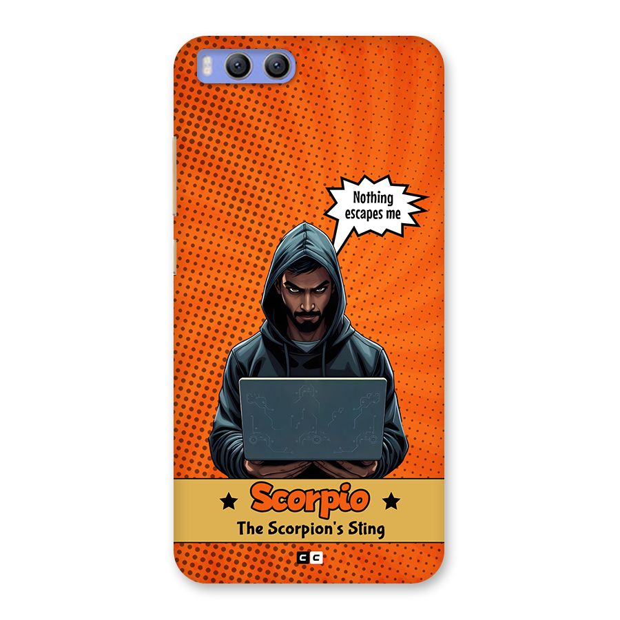 Scorpio Warning Back Case for Xiaomi Mi 6
