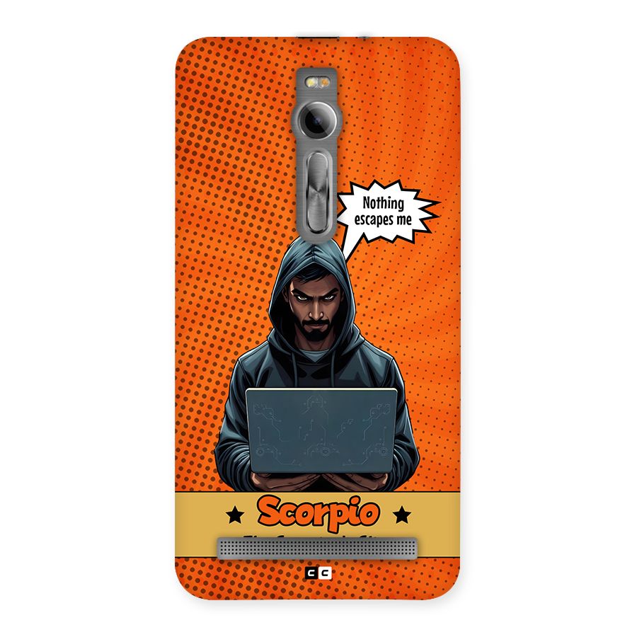Scorpio Warning Back Case for Zenfone 2
