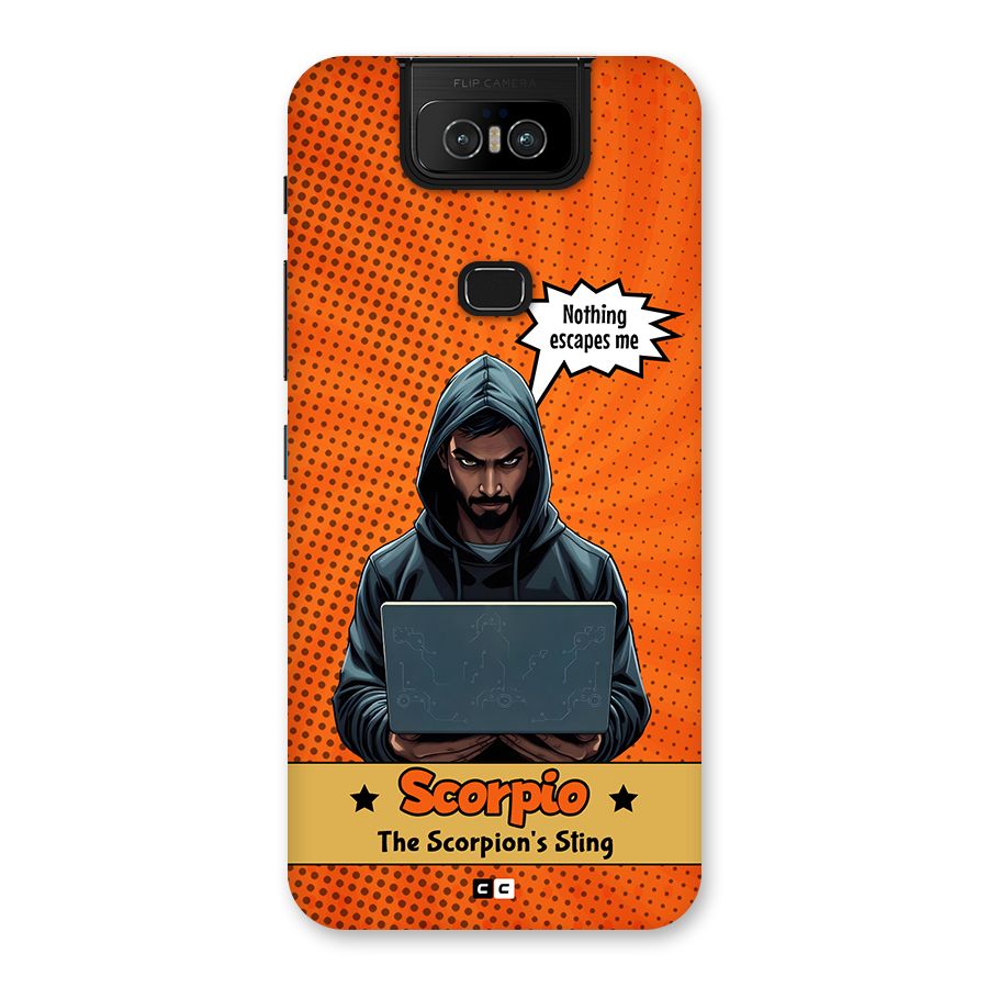 Scorpio Warning Back Case for Zenfone 6z