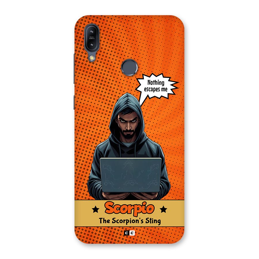 Scorpio Warning Back Case for Zenfone Max M2
