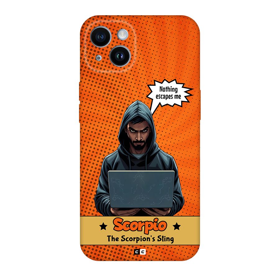 Scorpio Warning Back Case for iPhone 14