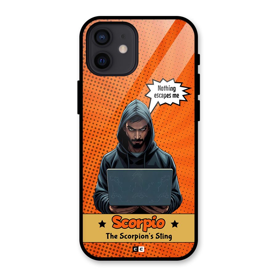 Scorpio Warning Back Case for iPhone 12
