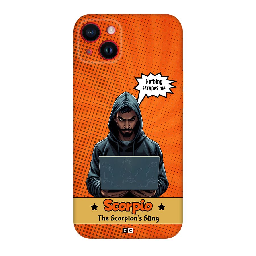 Scorpio Warning Back Case for iPhone 14 Plus