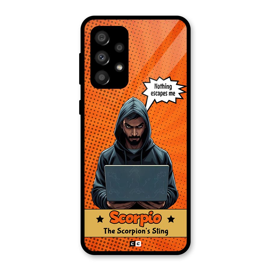 Scorpio Warning Glass Back Case for Galaxy A32