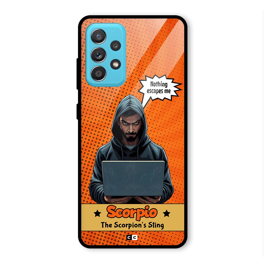 Scorpio Warning Glass Back Case for Galaxy A52