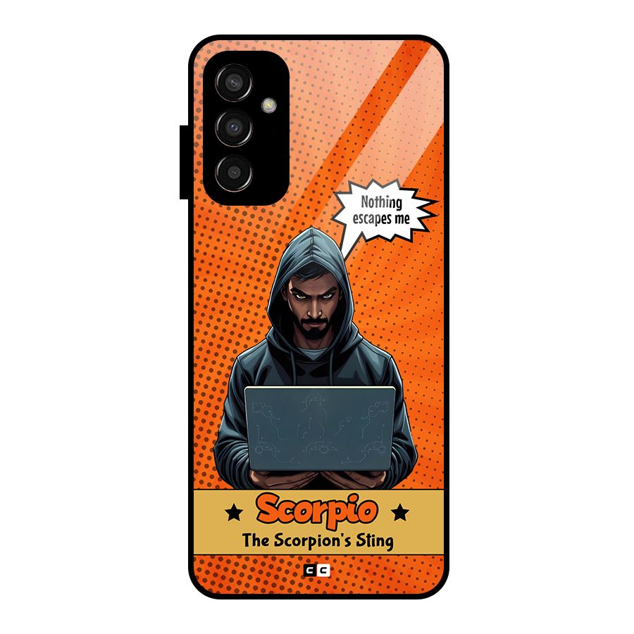 Scorpio Warning Glass Back Case for Galaxy F13