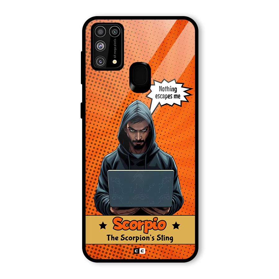 Scorpio Warning Glass Back Case for Galaxy F41