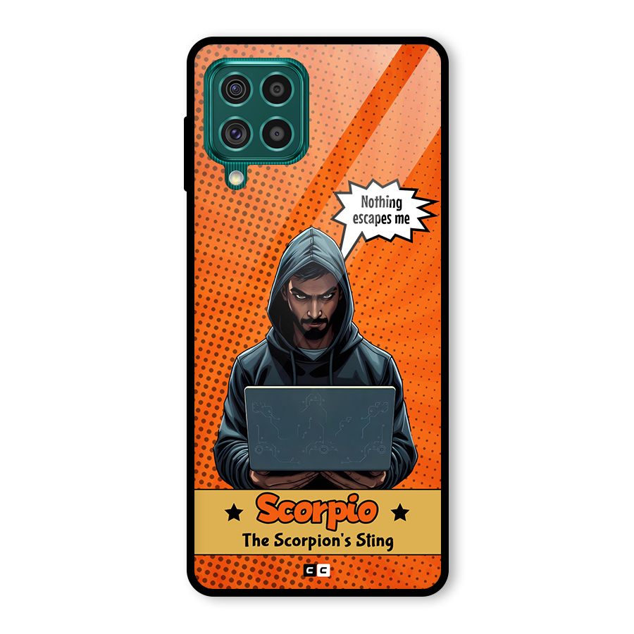 Scorpio Warning Glass Back Case for Galaxy F62