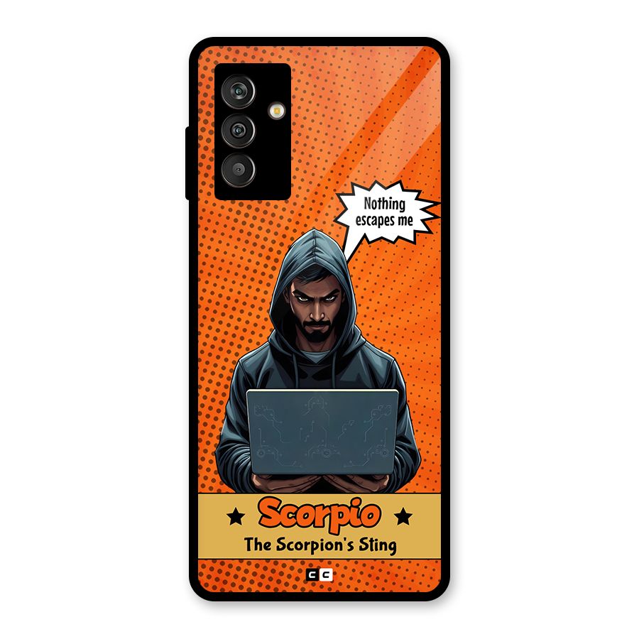 Scorpio Warning Glass Back Case for Galaxy M13