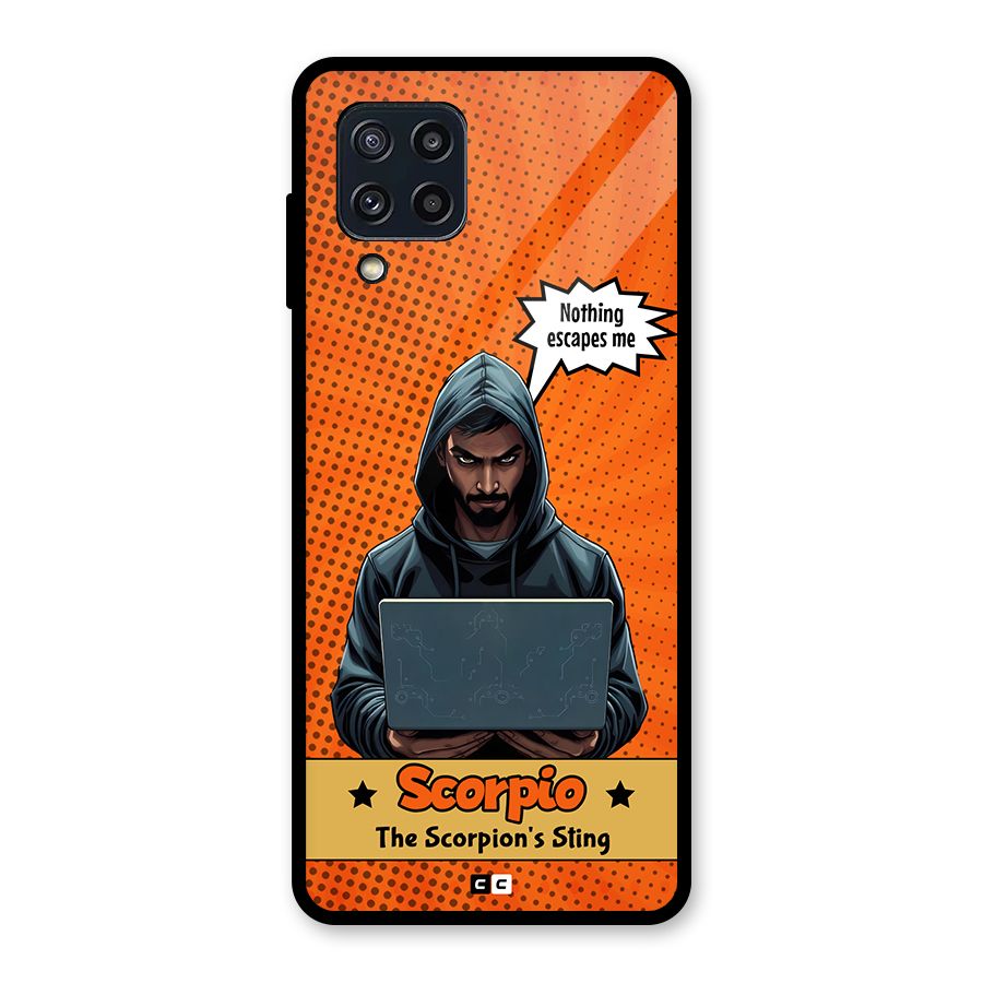 Scorpio Warning Glass Back Case for Galaxy M32