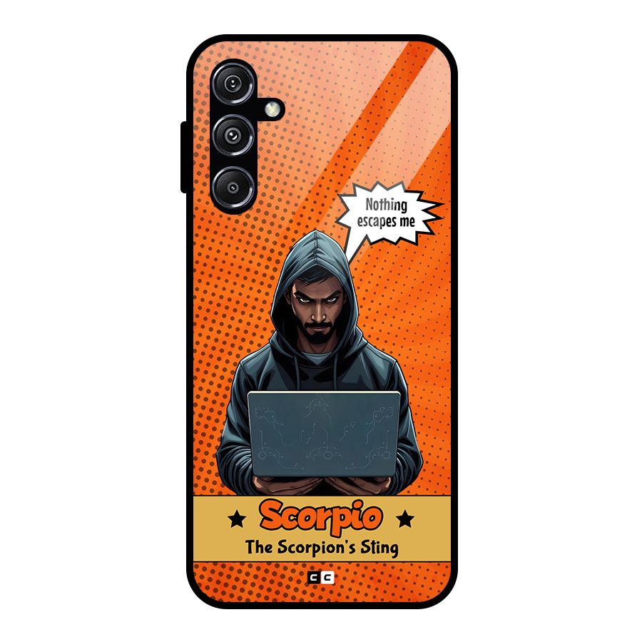 Scorpio Warning Glass Back Case for Galaxy M34 5G