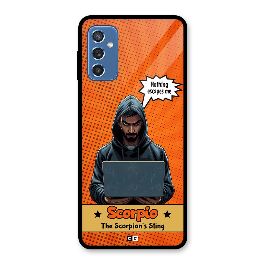 Scorpio Warning Glass Back Case for Galaxy M52 5G