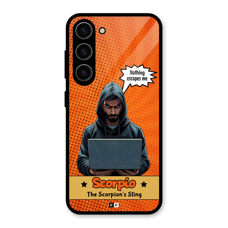Scorpio Warning Glass Back Case for Galaxy S23