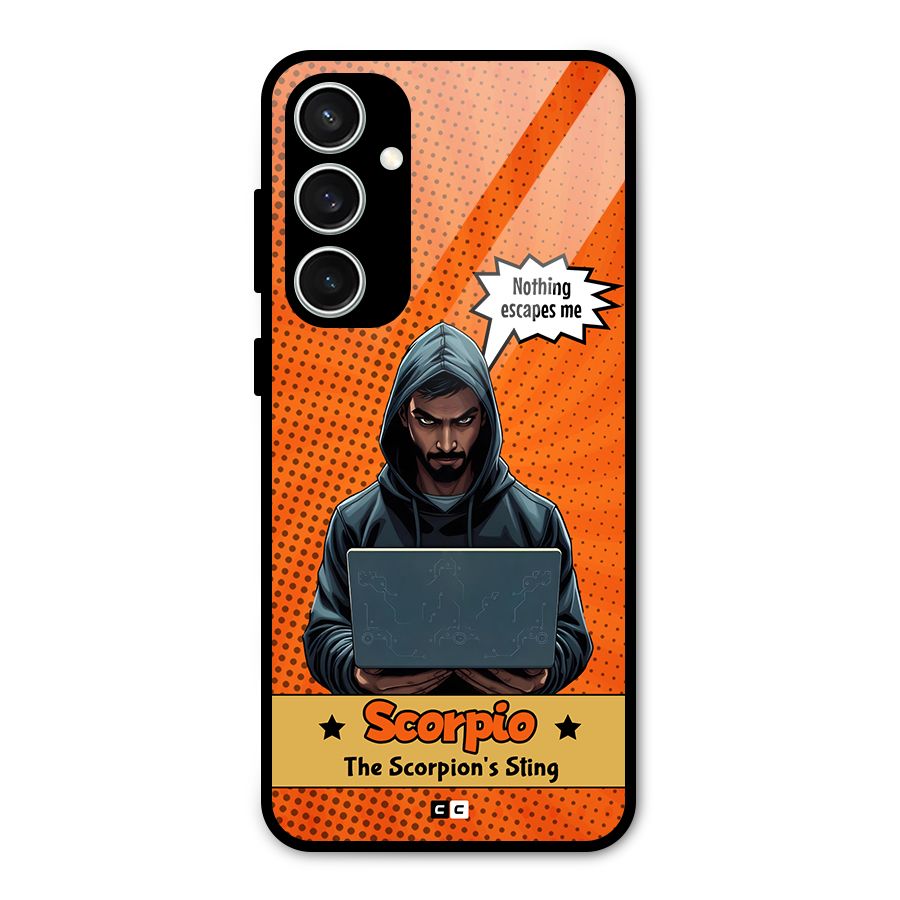 Scorpio Warning Glass Back Case for Galaxy S23 FE