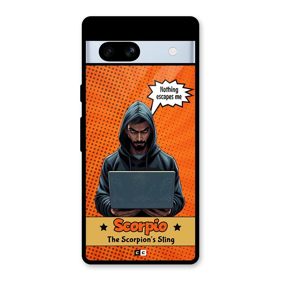 Scorpio Warning Glass Back Case for Google Pixel 7a
