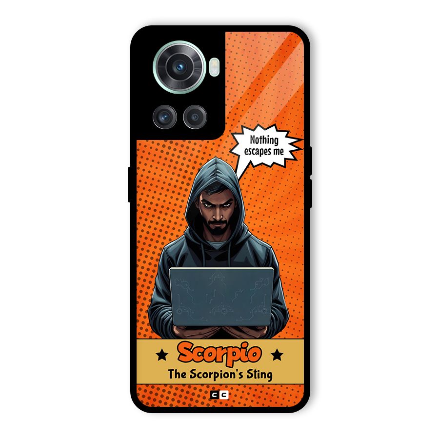 Scorpio Warning Glass Back Case for OnePlus 10R