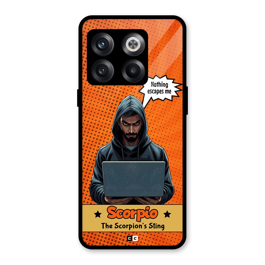 Scorpio Warning Glass Back Case for OnePlus 10T
