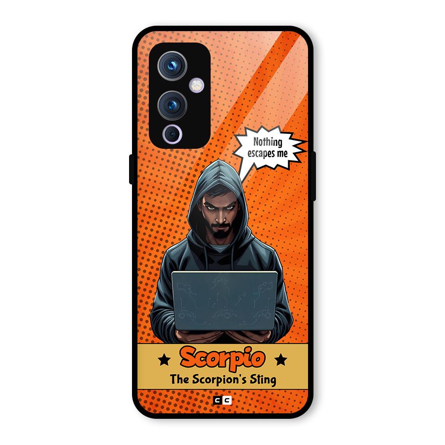 Scorpio Warning Glass Back Case for OnePlus 9
