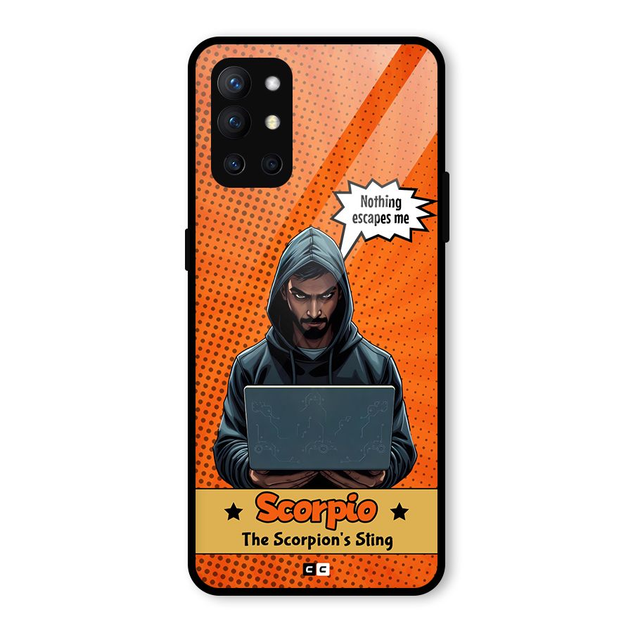 Scorpio Warning Glass Back Case for OnePlus 9R