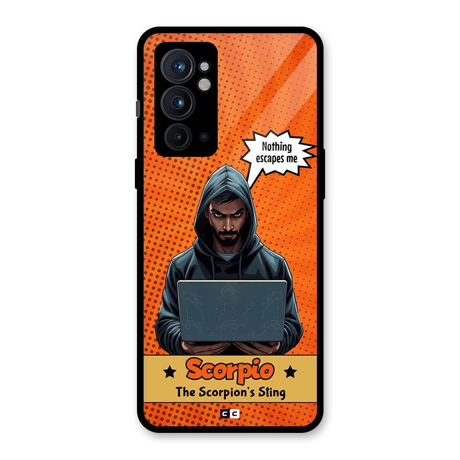 Scorpio Warning Glass Back Case for OnePlus 9RT 5G