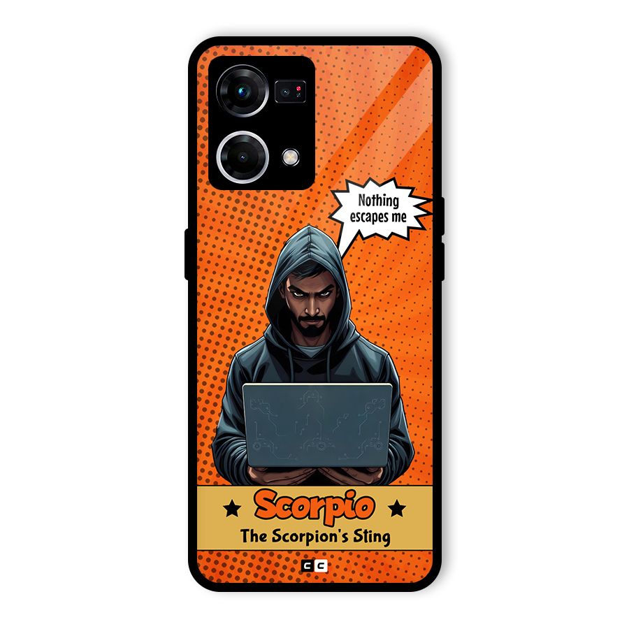 Scorpio Warning Glass Back Case for Oppo F21 Pro 5G