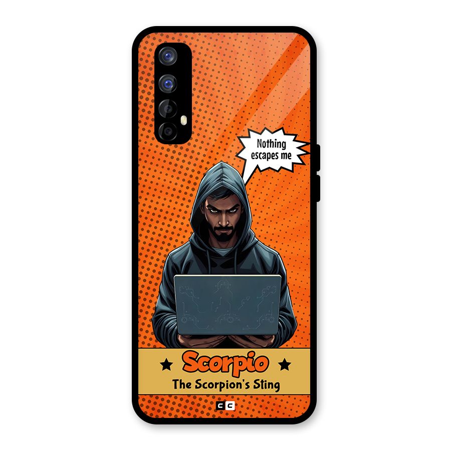 Scorpio Warning Glass Back Case for Realme Narzo 20 Pro