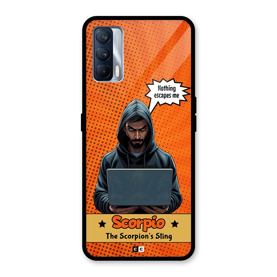 Scorpio Warning Glass Back Case for Realme X7