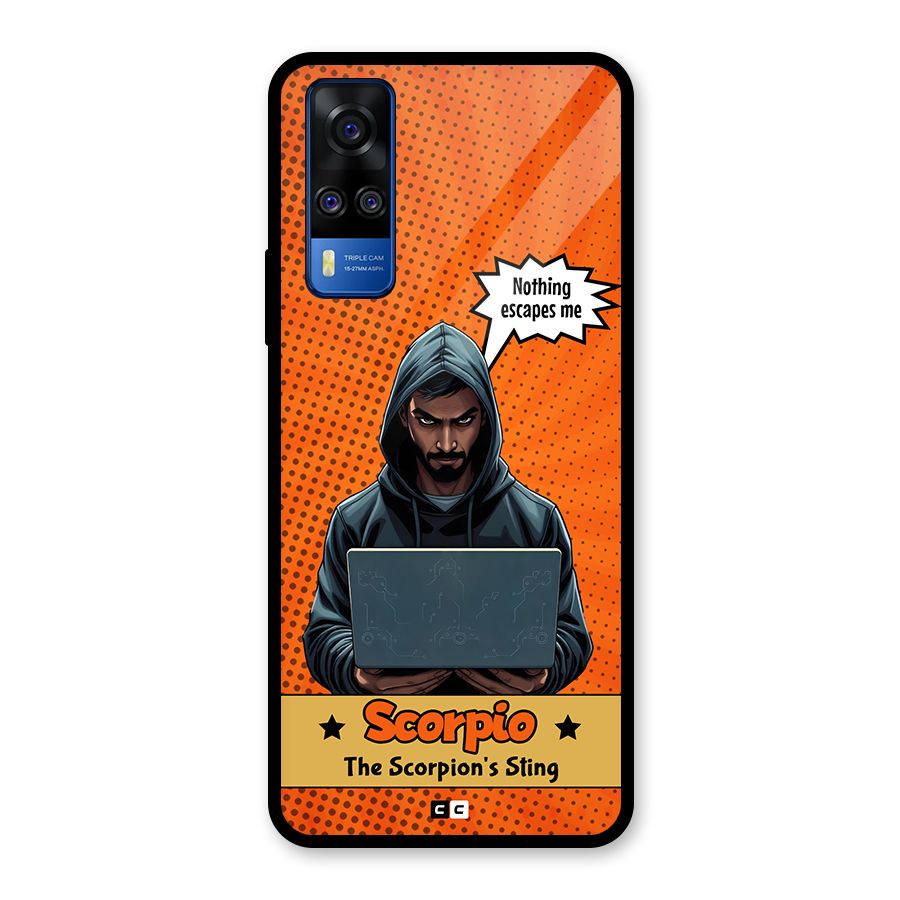 Scorpio Warning Glass Back Case for Vivo Y51