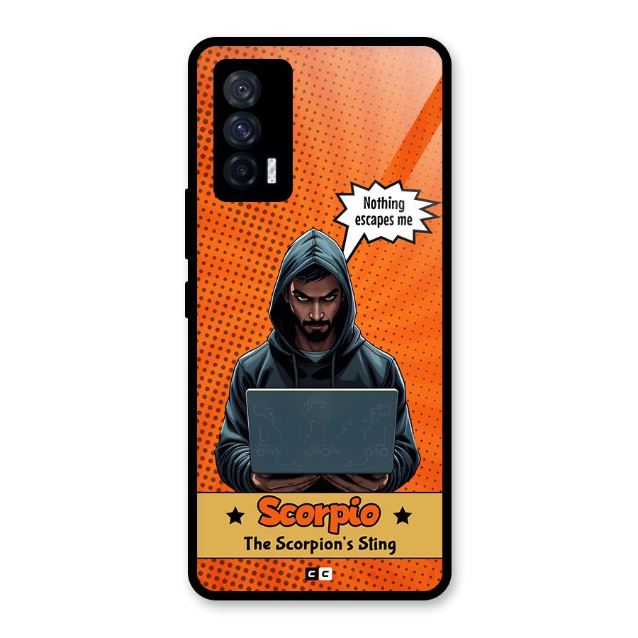 Scorpio Warning Glass Back Case for Vivo iQOO 7 5G