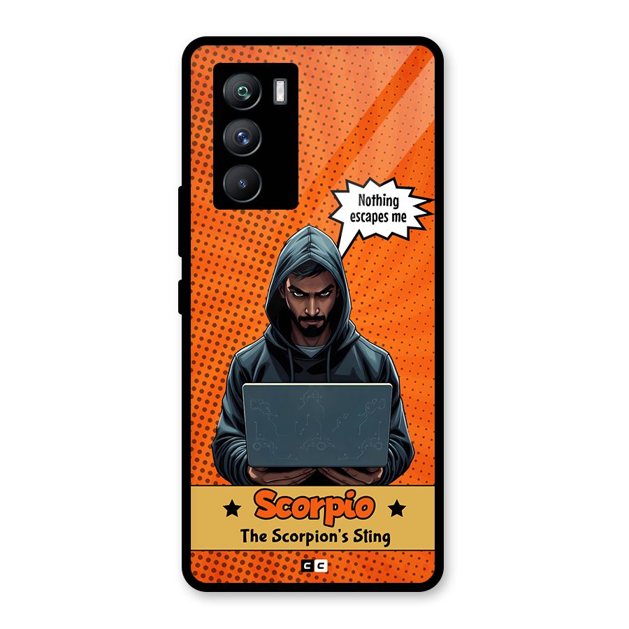 Scorpio Warning Glass Back Case for Vivo iQOO 9 SE