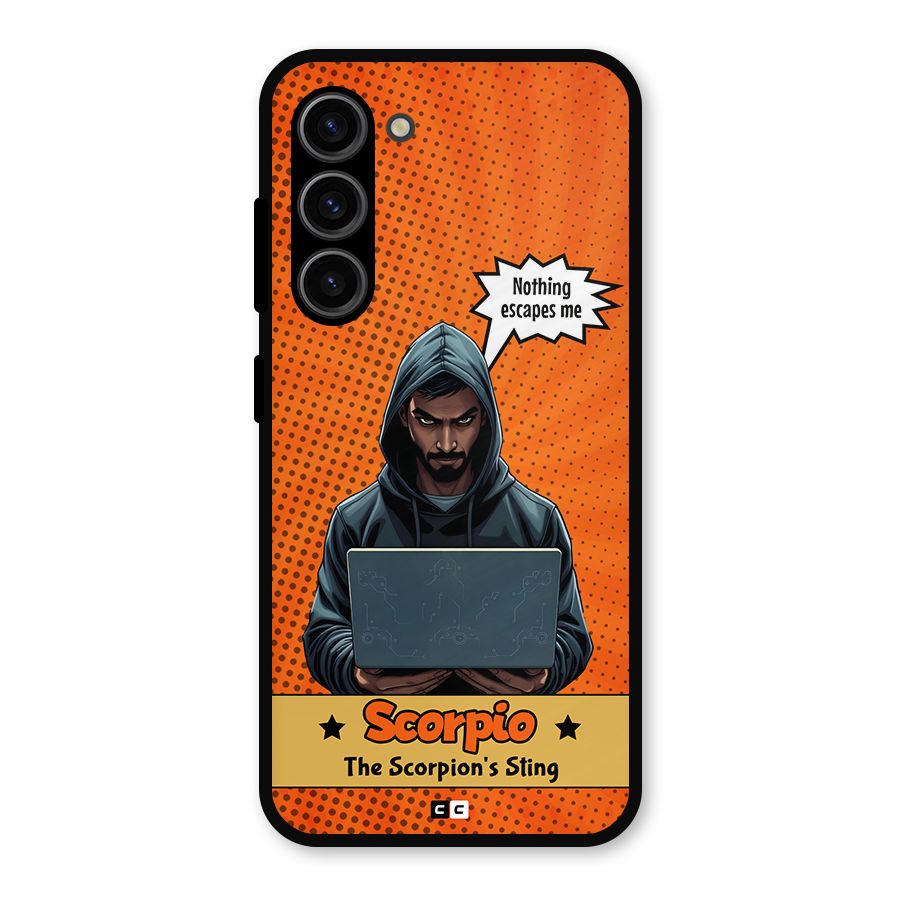 Scorpio Warning Metal Back Case for Galaxy S23