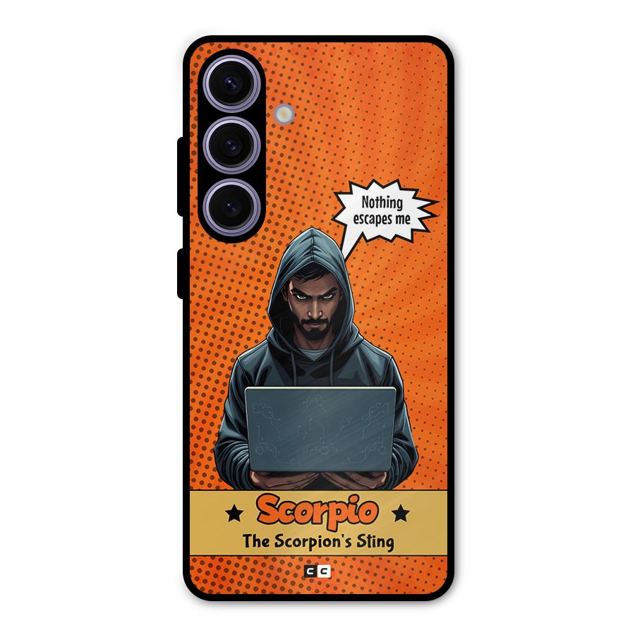 Scorpio Warning Metal Back Case for Galaxy S24