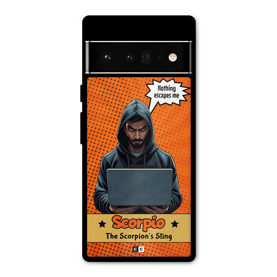 Scorpio Warning Metal Back Case for Google Pixel 6 Pro
