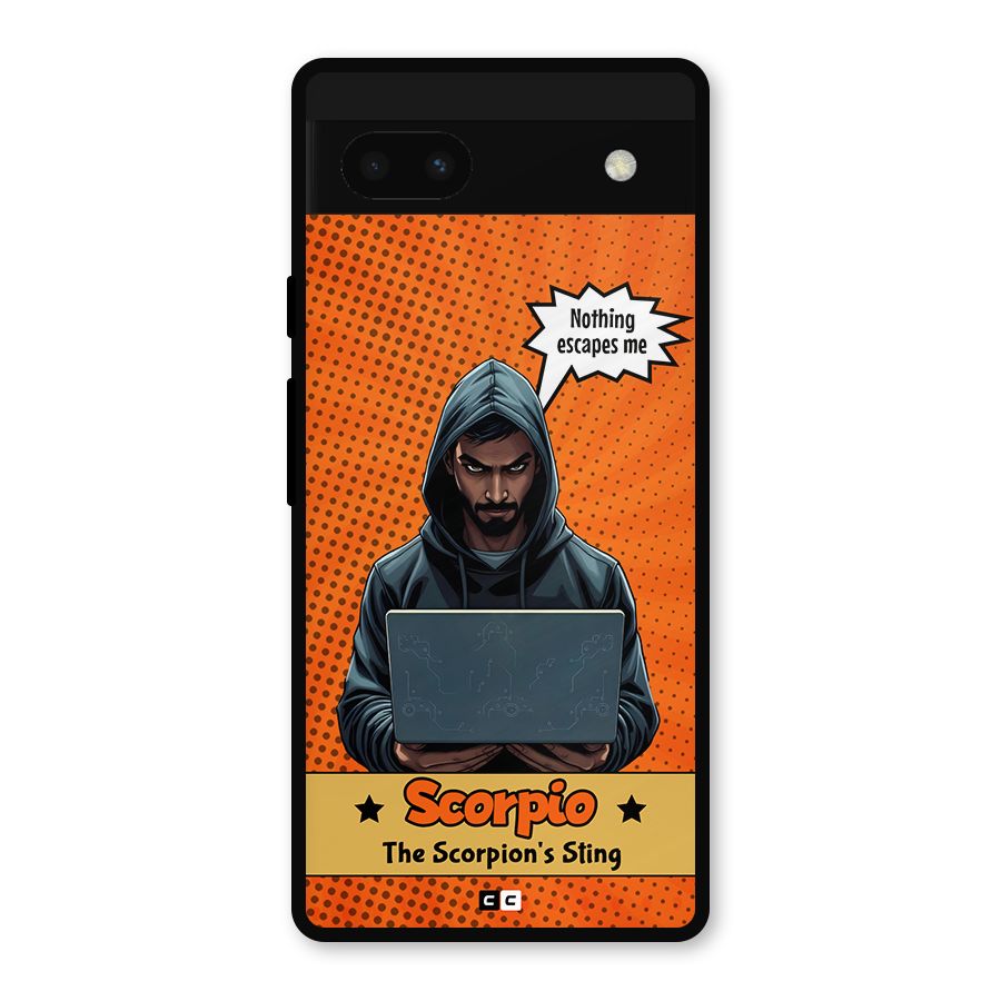 Scorpio Warning Metal Back Case for Google Pixel 6a