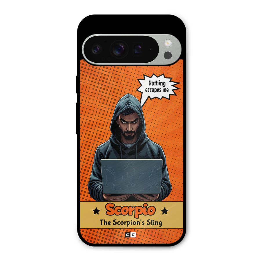 Scorpio Warning Metal Back Case for Google Pixel 9 Pro XL
