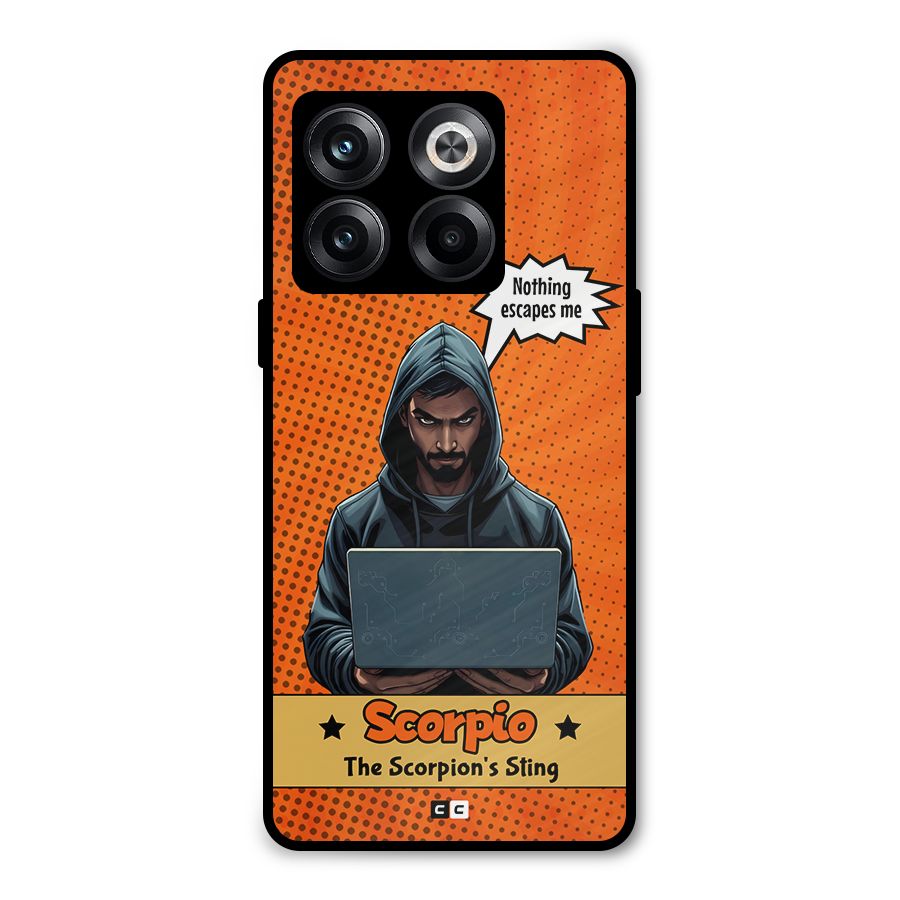 Scorpio Warning Metal Back Case for OnePlus 10T