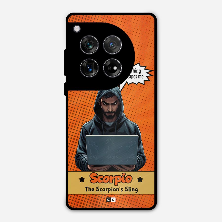 Scorpio Warning Metal Back Case for OnePlus 12